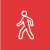 walking man logo